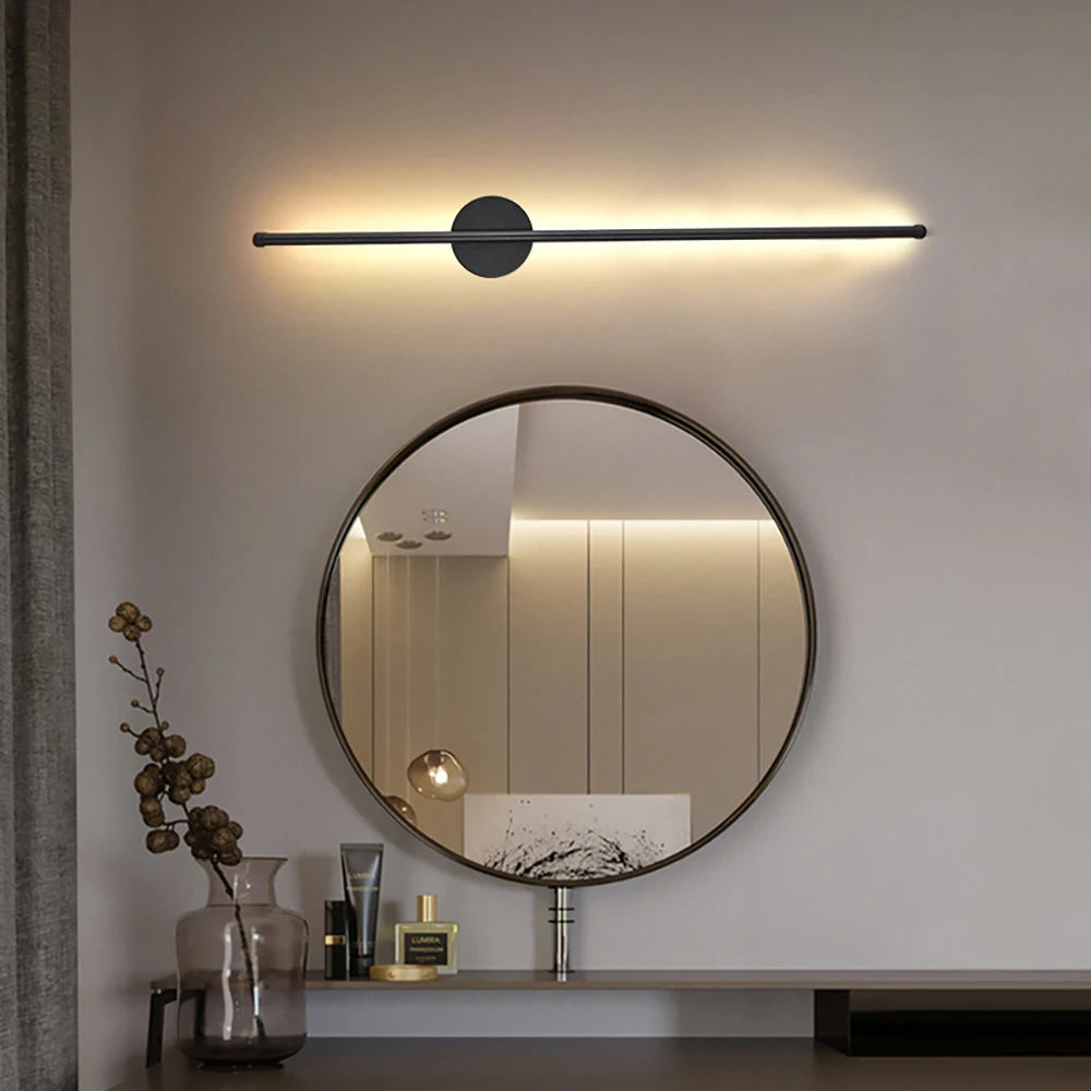 LED Rechargeable Wall Light Installation Free Wall Sconce 1PC 50CM  Dimming For Livingroom Sofe Beside Bedroom Wall Decor Lamp