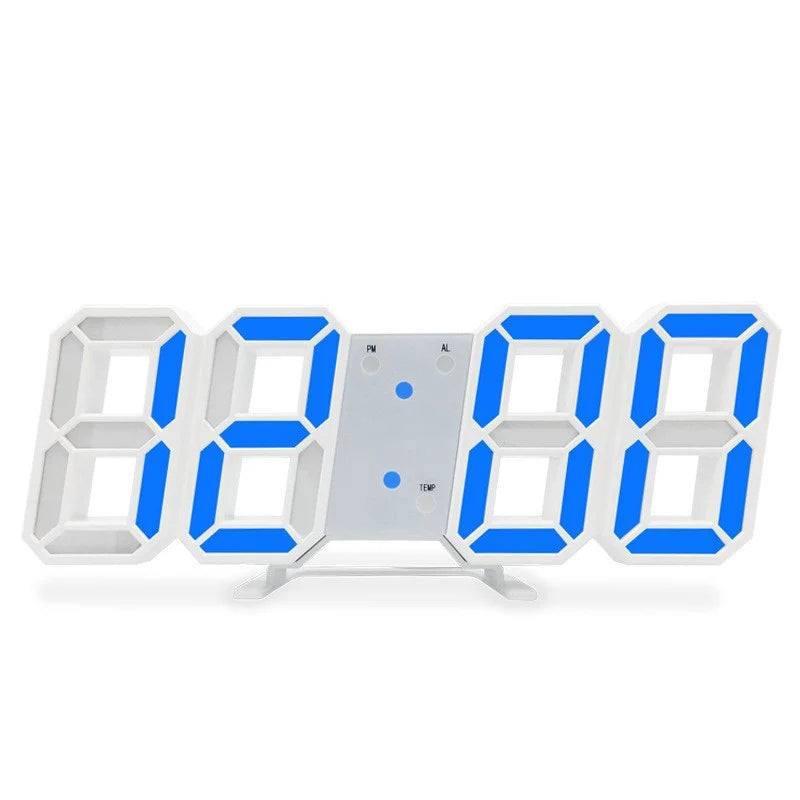 Digital Wall Clock, Desktop Clock, Home Decor, Indoor LED Table Clock, Living Room Wall Clock